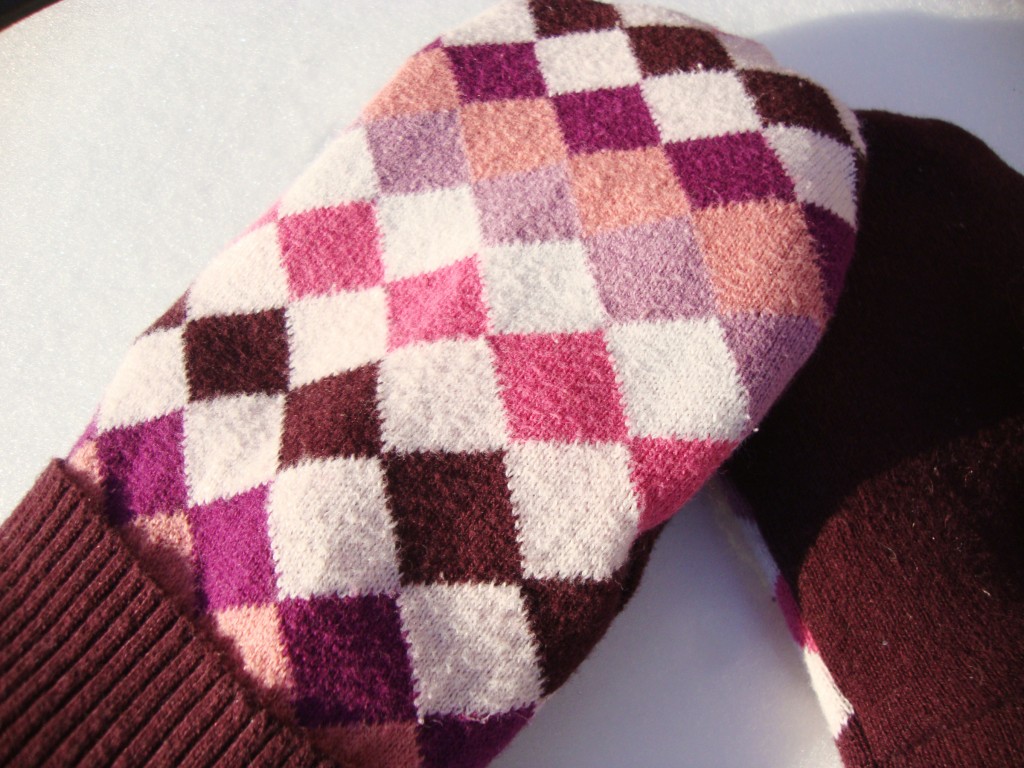 Upcycled Sweater Mittens