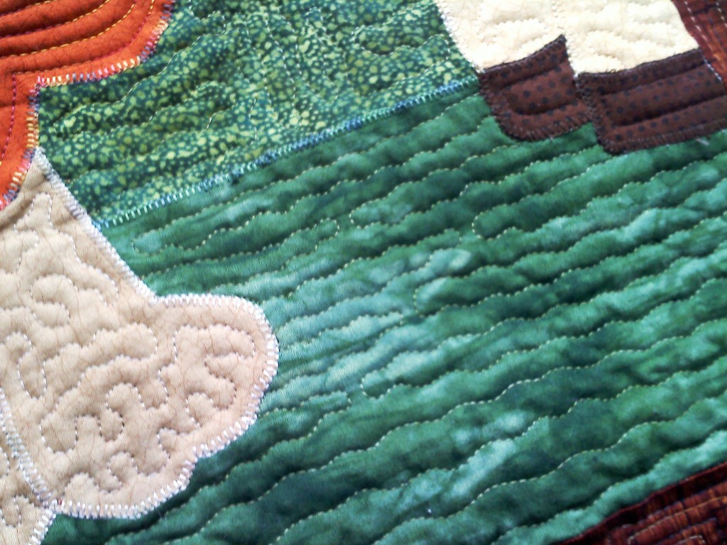 Jungle baby quilt - www.quiltaddictsanonymous.com