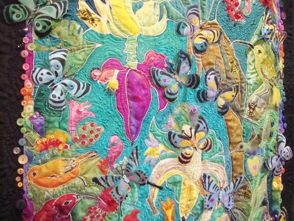 B Quilt: Banans, Birds, Blossoms, Butterflies, Bees and Buttons by Judith Roderick