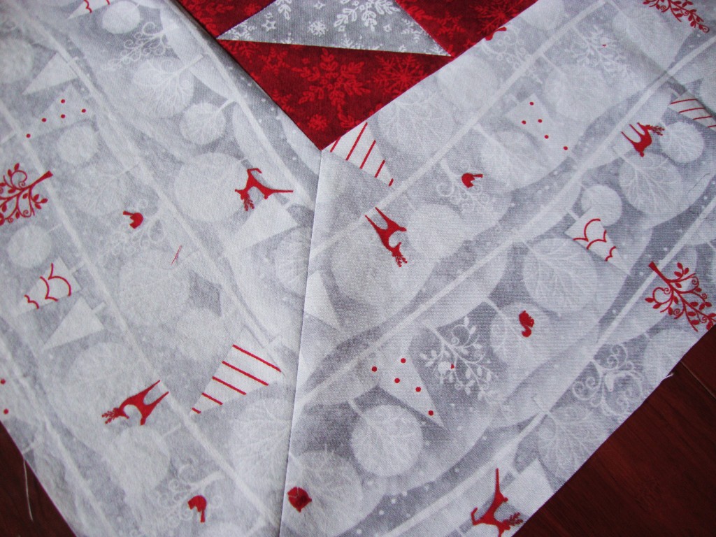 Holiday Frost by Jan Shade Beach, Henry Glass & Co., Inc. Christmas panel quilt, lap quilt