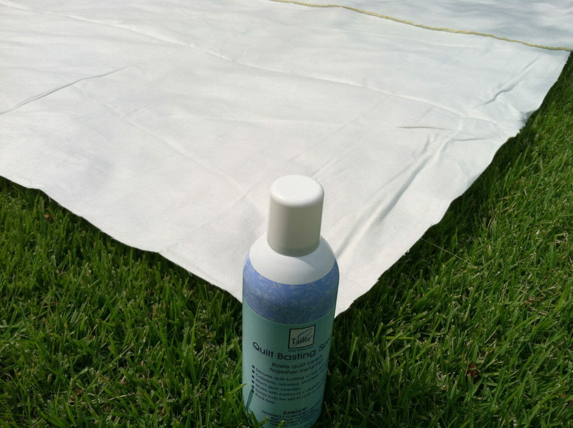 How to spray baste a king-sized quilt – Quilt Addicts Anonymous
