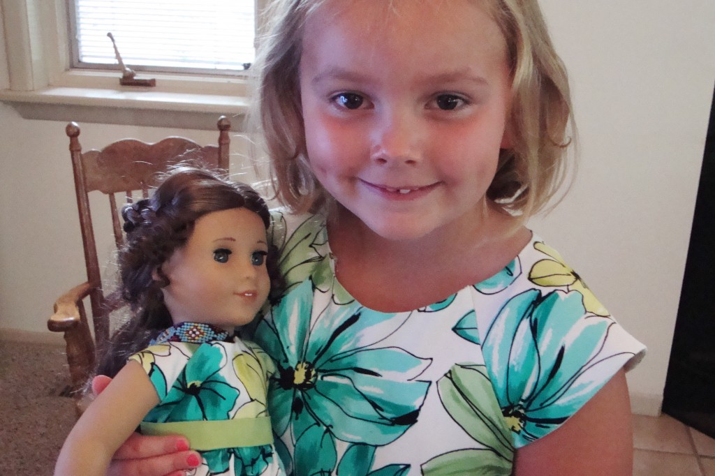 McCalls 6875, M6875, matching doll and girl dress