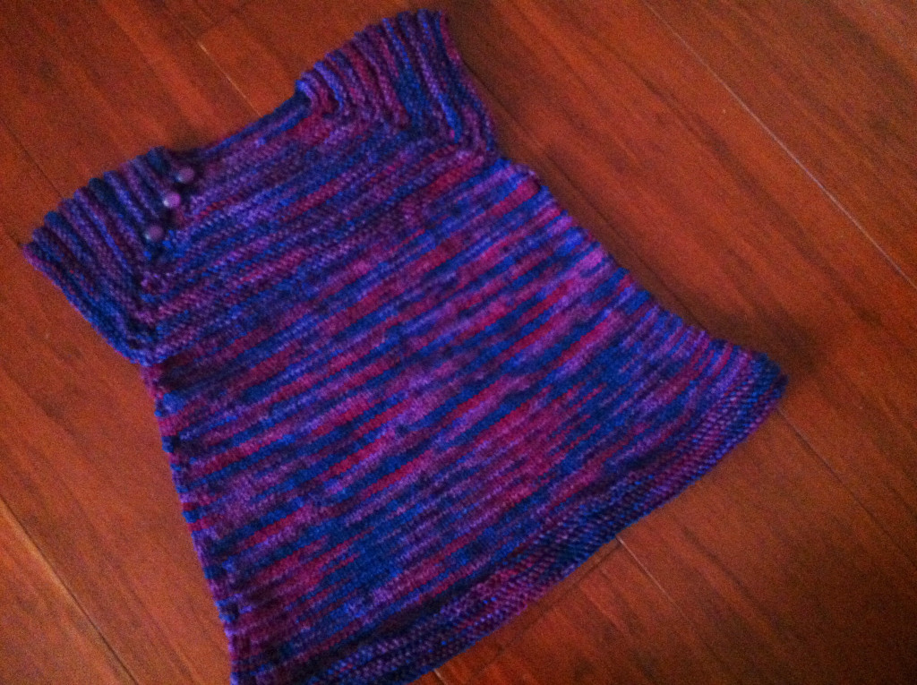 knitting, little sister's dress, ravelry, 
