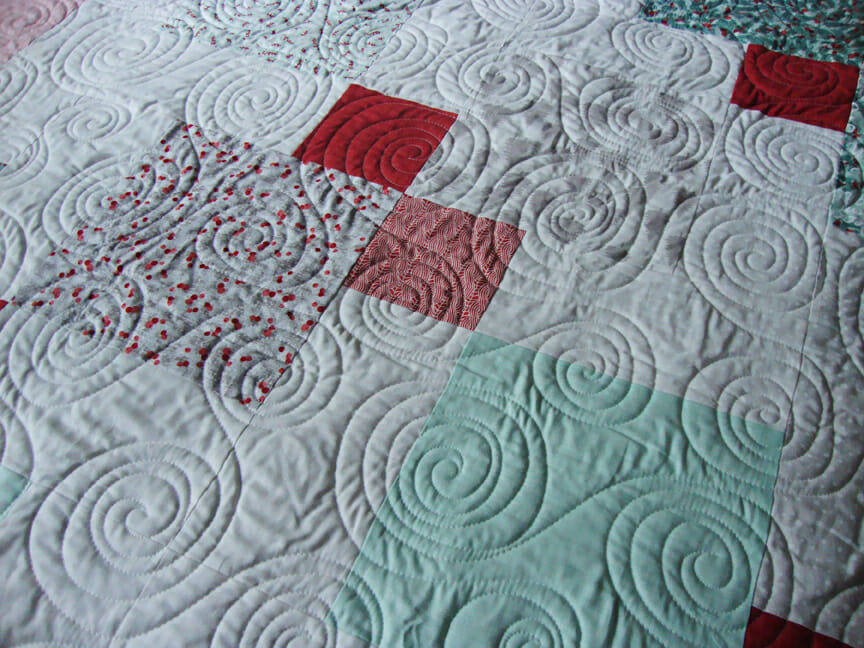 Five-Hour Bed Quilt by Quilt Addicts Anonymous