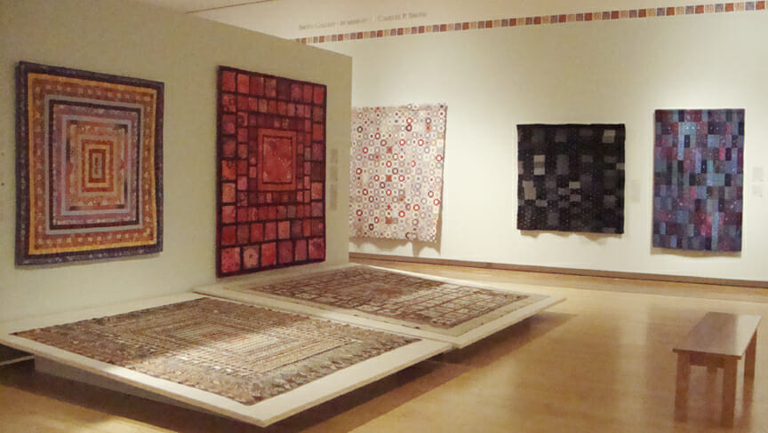 Kaffe Fasset, Blanket Statements, James A Michener Art Museum, Quilt Museum and Gallery, York, UK