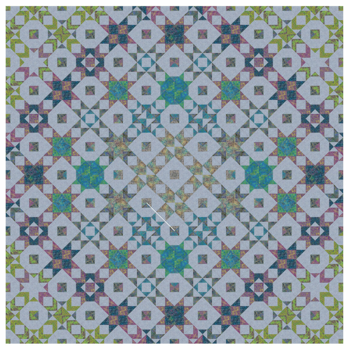 Block of the Month, free block of the month, starburst galaxy, quilt addicts anonymous