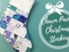 Charm Pack Christmas Stocking FREE PATTERN – 12 Makes of Christmas