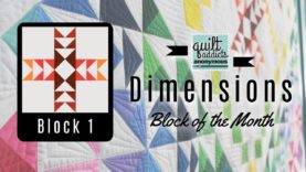 Dimensions Block of the Month – Block 1 video tutorial