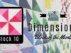Dimensions Block of the Month – Block 10 video tutorial