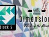 Dimensions Block of the Month – Block 5 video tutorial