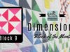 Dimensions Block of the Month – Block 9 video tutorial