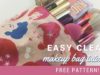 Easy Clean Makeup Bag FREE PATTERN! – 12 Makes of Christmas