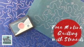 Easy star meander quilting design … Perfect for patriotic & kids quilts