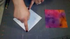 How to make half square triangles from squares