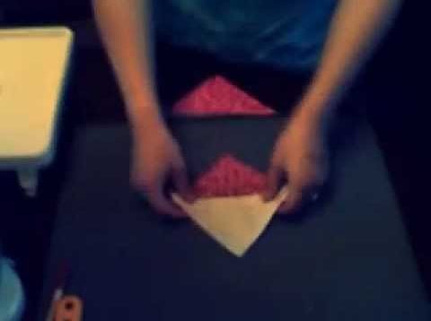 How to make quarter square triangles from squares