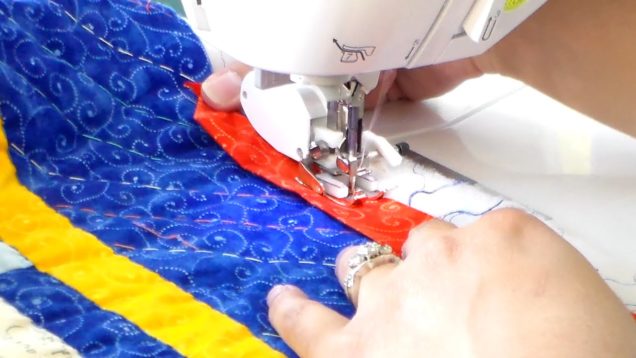 How to sew binding on a quilt