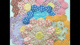 Learn how to make hexies with English Paper Piecing