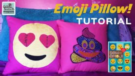 Make an Emoji Pillow with the “Sew Emoji” book by Gailen Runge – Sewing with Kids