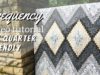 Modern Bargello Quilt Tutorial using Fat Quarters! Watch How to Make Frequency