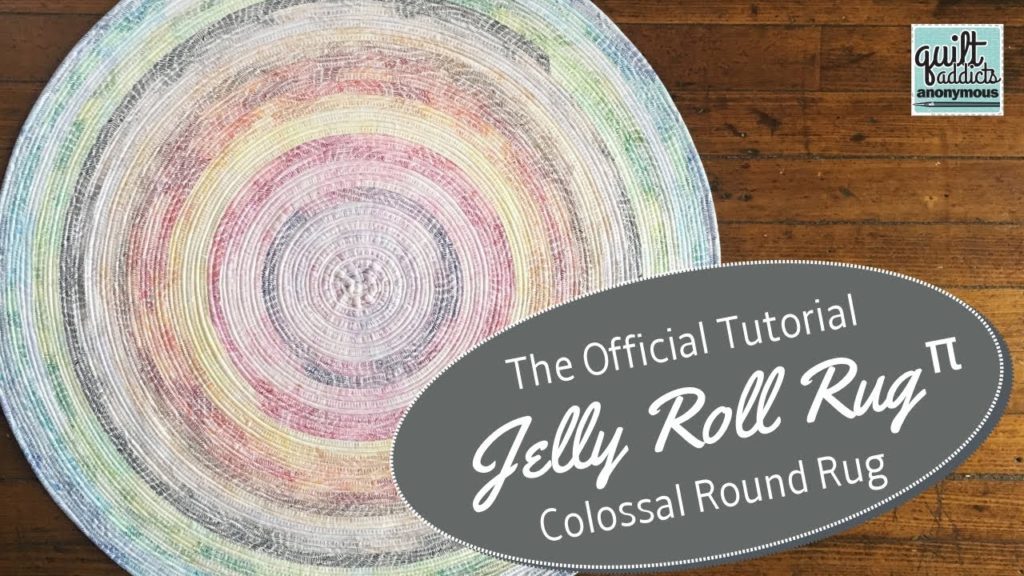 Official Tutorial Colossal Round Rug & Jelly Roll Rug π by RJ Designs ...