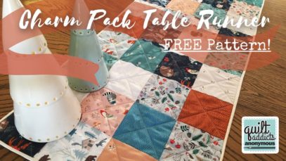 Charm Pack Table Runner Free Pattern Fast Beginner Friendly Quilt