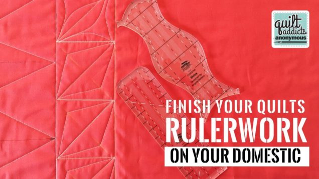 Quilting with Rulers! Learn to finish your quilts on your home sewing machine