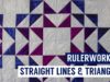 Rulerwork 101 – Straight Lines and Triangles with the 4-n-1 Ruler by Natalia Bonner