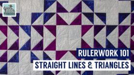 Rulerwork 101 – Straight Lines and Triangles with the 4-n-1 Ruler by Natalia Bonner