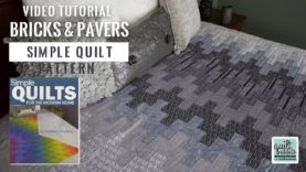 Simple Strip Pieced Quilt Pattern Perfect for Neutral Fabrics – Bricks & Pavers!