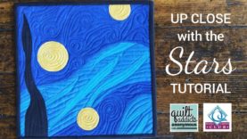 Up Close with the Stars – National Quilt Museum Block of the Month Club – August 2018