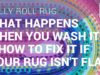 What happens when you wash a Jelly Roll Rug!?! Plus, how to fix it if your rug isn’t flat