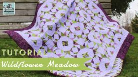 Wildflower Meadow quilt pattern tutorial – Uses No Waste Flying Geese!