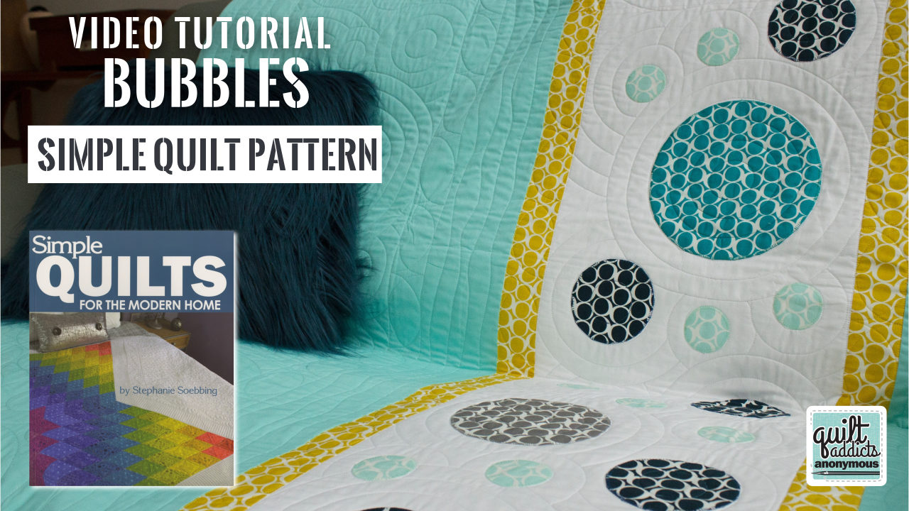 Fast and Simple Fusible Applique Quilt! Simple Quilts for the Modern