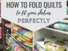 HOW TO FOLD QUILTS use
