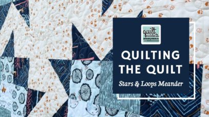 Star and Loop Quilting Meander #SHORTS