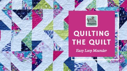 Quilting and Easy Loop Meander #SHORTS