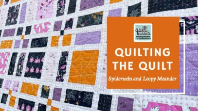 Quilting Spider Webs with Free Motion Quilting!