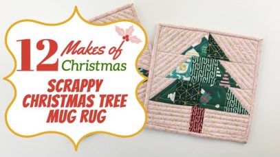 Christmas Tree Mug Rug FREE PATTERN! – 12 Makes of Christmas 2021
