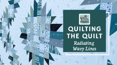 Easy & Fast Radiating Wavy Lines for a Custom Quilting Look – Burst Revisited