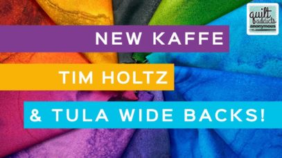 New Kaffe, Tim Holtz and Tula Pink Wide Back Restock!