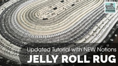How to make a Jelly Roll Rug that STAYS FLAT!