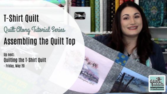 How to Assemble the T-Shirt Quilt Top