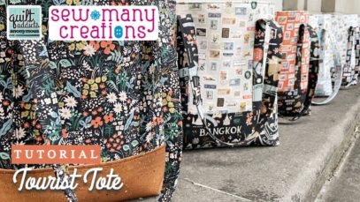 New Rifle Paper Company Tourist Tote kits – and it holds EVERYTHING!