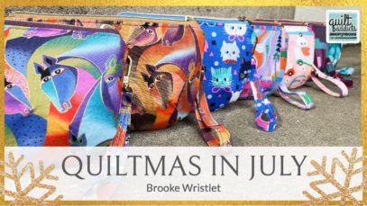 Easy Beginner-Friendly Wristlet! Perfect for gifts! Brooke Wristlet by Sew Many Creations – Quiltmas