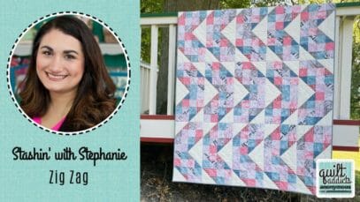 Master half square triangles with Zig Zag!