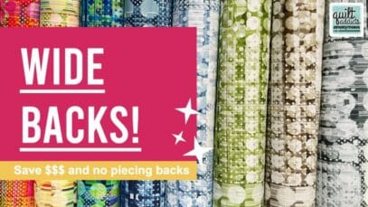 How to save $$$ on backing fabric! Plus new sophisticated fairies and sewing machine fabric …