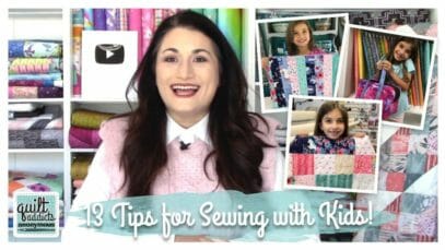 13 Tips for Sewing with Kids