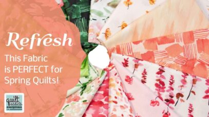 This Fabric is PERFECT for Spring Quilting Projects!
