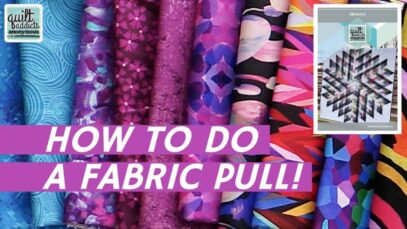 How to do a fabric pull!