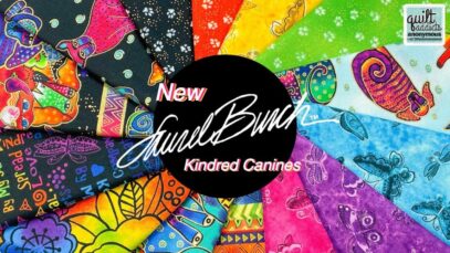 Laurel Burch, Rainbows & Dogs = Must Have Fabric!